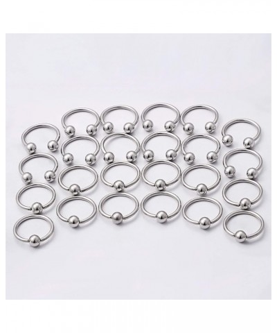 14G Septum Nose Rings Eyebrow lip Rings Lobe Earrings Hoop 316L Surgical Steel Cartilage Helix Tragus Rook Daith Earrings Hoo...