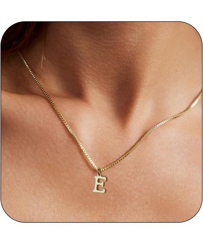 Gold Initial Necklaces for Women 14K Gold Plated Dainty Letter Necklace Personalized Initial Pendant Necklace Tiny Letter Nam...