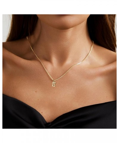 Gold Initial Necklaces for Women 14K Gold Plated Dainty Letter Necklace Personalized Initial Pendant Necklace Tiny Letter Nam...