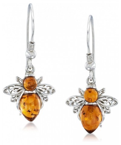 Bumblebee Earrings in Sterling Silver Amber $37.25 Earrings