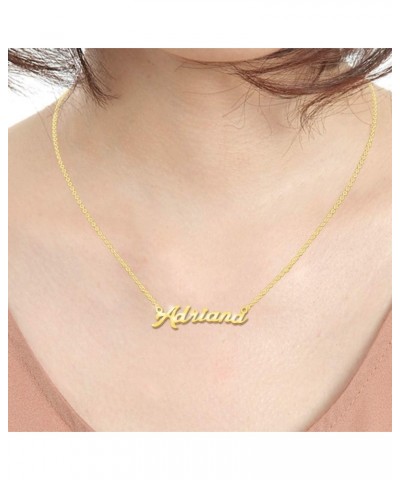 Arianna Name Necklace Custom Personalized in Gold Plate Gift for Women Girls Couple Arianna Gold $12.23 Necklaces