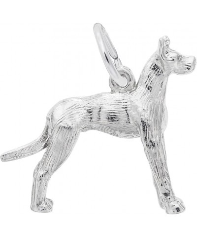 Great Dane Dog Charm, Charms for Bracelets and Necklaces Sterling Silver $31.05 Bracelets