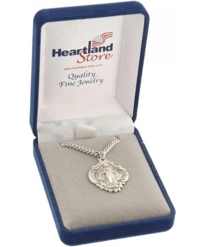 Hail Mary Prayer Sterling Silver Pendant + USA Made + Chain Choice 24" Sterling Silver Chain + Clasp $34.09 Necklaces