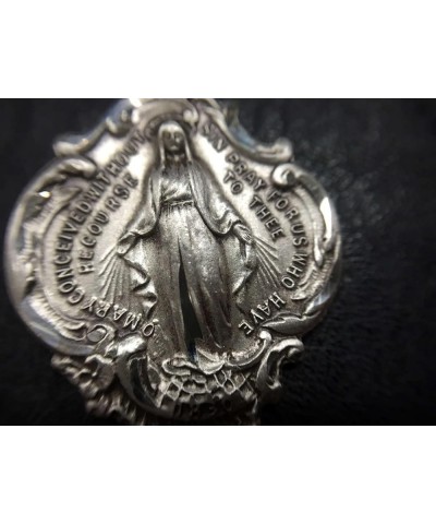 Hail Mary Prayer Sterling Silver Pendant + USA Made + Chain Choice 24" Sterling Silver Chain + Clasp $34.09 Necklaces