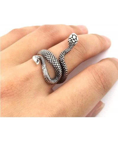 Snake Ring for Women Vintage Animal Cobra Rings Adjustable Snake Ring 9PCS Punk Ring $7.50 Rings