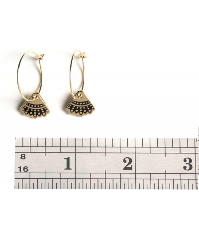 RBG Dissent Collar Chandelier, Dangle Drop, Hook & Hoop, Charm - Earrings for Women - 24k Gold Plated | Ruth Bader Ginsburg's...