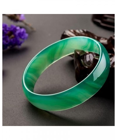 Natural Green Jade Bracelet Bangle for Women Agate Bangle Jewelry Charm Gift for Girl 68mm $25.37 Bracelets