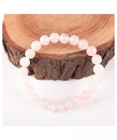 Natural AAA Semi Precious Gemstone 8mm Round Beaded Unisex Stretch Bracelet Healing Gemstone Waterproof Bracelet , Durable An...