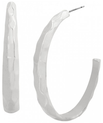 Hammered Hoop Earrings $11.12 Earrings