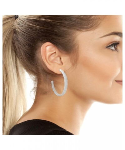 Hammered Hoop Earrings $11.12 Earrings