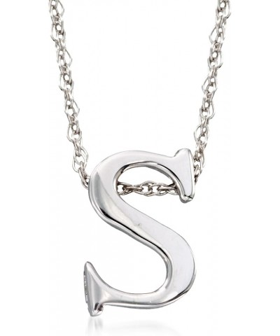 Sterling Silver Lowercase Initial Necklace 18-inch (B) $33.92 Necklaces