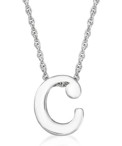 Sterling Silver Lowercase Initial Necklace 18-inch (B) $33.92 Necklaces