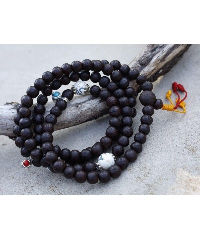 Tibetan Meditation 108 Beads Genuine Kadamwood MALA for Compassion (Kadam Wood) Black $17.99 Bracelets