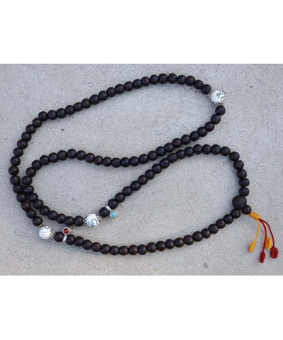 Tibetan Meditation 108 Beads Genuine Kadamwood MALA for Compassion (Kadam Wood) Black $17.99 Bracelets