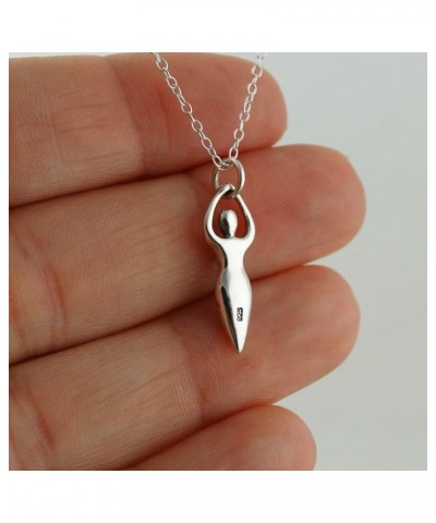 Sterling Silver Religious Symbol Pendant Necklace for Men and Women 3D FERTILITY GODDESS $13.63 Necklaces