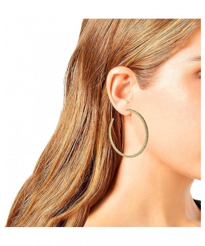 Pave Hoop Earrings Pave Hoop Earrings LIGHT COLORADO/GOLD $11.15 Earrings