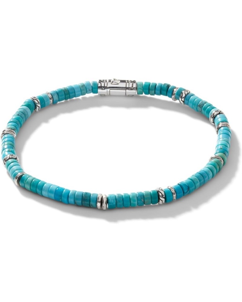 Classic Chain Heishi Bracelet Turquoise Medium $200.00 Bracelets