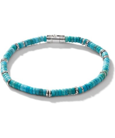 Classic Chain Heishi Bracelet Turquoise Medium $200.00 Bracelets