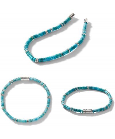 Classic Chain Heishi Bracelet Turquoise Medium $200.00 Bracelets