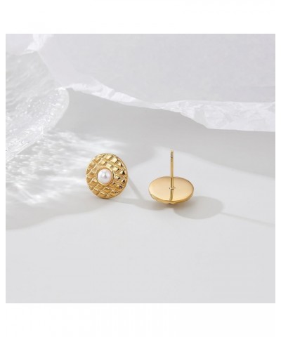 Hoop Earrings for Women Dangle Trendy 18K Gold Plated Earrings for Teen Girls Jewelry Gifts roundness $10.25 Earrings