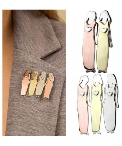 Brooch Pins for Women, Fashion Best Friends Sisters Brooch Pin Shirt Cardigan Badge Xmas Gift (6 Sisters) $6.95 Brooches & Pins