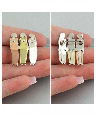 Brooch Pins for Women, Fashion Best Friends Sisters Brooch Pin Shirt Cardigan Badge Xmas Gift (6 Sisters) $6.95 Brooches & Pins