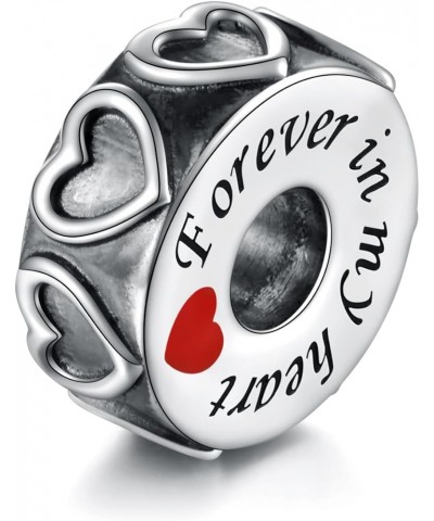 Sterling Silver Cremation Urn Bead Charm for Ashes - S925 Holds Ash Keepsake Pendant Love Heart Memorial Jewelry Gifts for Wo...