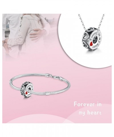 Sterling Silver Cremation Urn Bead Charm for Ashes - S925 Holds Ash Keepsake Pendant Love Heart Memorial Jewelry Gifts for Wo...