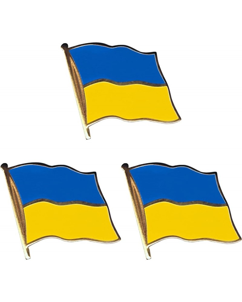 Ukraine Flag Pin 3PCS $15.48 Brooches & Pins