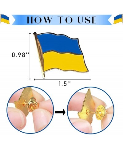 Ukraine Flag Pin 3PCS $15.48 Brooches & Pins