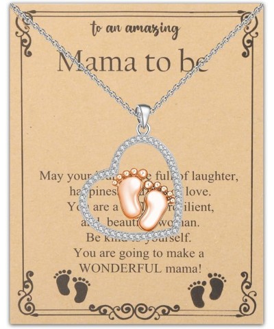 Mama Gifts for New Mom Mama To Be Necklace Twin Mama Gifts Pregnant Mom Gifts Baby Shower Gifts for Mom Jewelry mama to be nc...