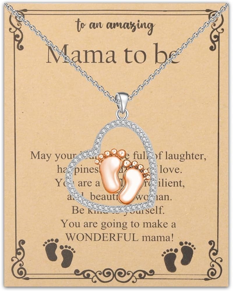 Mama Gifts for New Mom Mama To Be Necklace Twin Mama Gifts Pregnant Mom Gifts Baby Shower Gifts for Mom Jewelry mama to be nc...