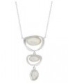 'Bold Mix' Sterling Silver Mother-of-Pearl Pendant Necklace, 16" + 2 $66.50 Necklaces