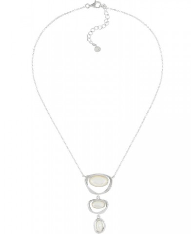 'Bold Mix' Sterling Silver Mother-of-Pearl Pendant Necklace, 16" + 2 $66.50 Necklaces