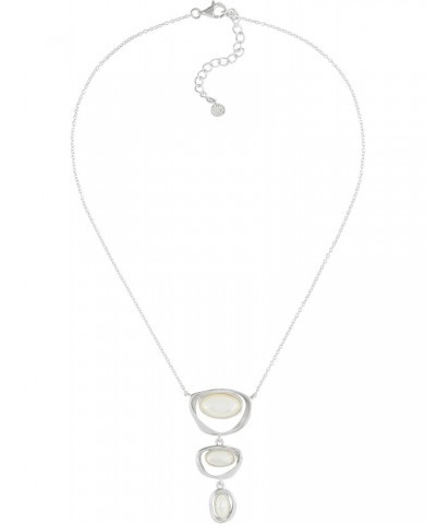 'Bold Mix' Sterling Silver Mother-of-Pearl Pendant Necklace, 16" + 2 $66.50 Necklaces