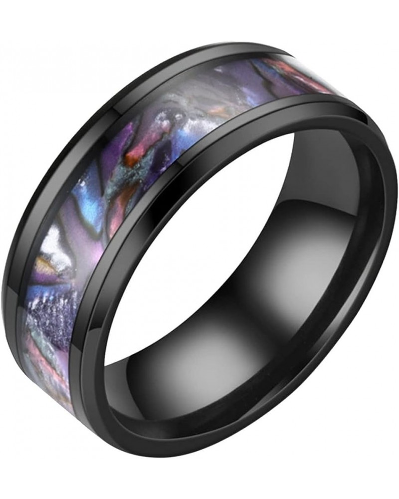 Mens Women Wedding Rings Fashion Jewelry Engagement Rings Opal Sapphire Bridal Band Promise Rings (White, 10) Multicolor-a 12...