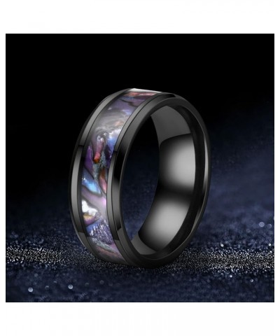 Mens Women Wedding Rings Fashion Jewelry Engagement Rings Opal Sapphire Bridal Band Promise Rings (White, 10) Multicolor-a 12...