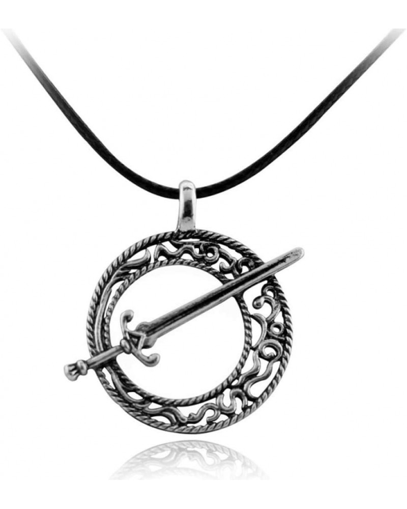 Darkmoon Blade Pendant Necklace - Silver/Metal (0.4 oz) $8.48 Necklaces