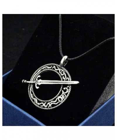 Darkmoon Blade Pendant Necklace - Silver/Metal (0.4 oz) $8.48 Necklaces