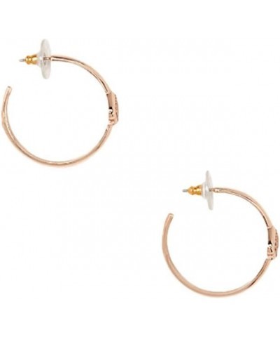 Kate Spade Everyday Spade Pave Hoops in Rose Gold $22.88 Earrings