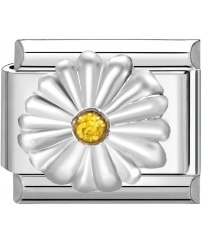 Italian Charm(Flower Series-C) Silver - Daisy $7.25 Bracelets