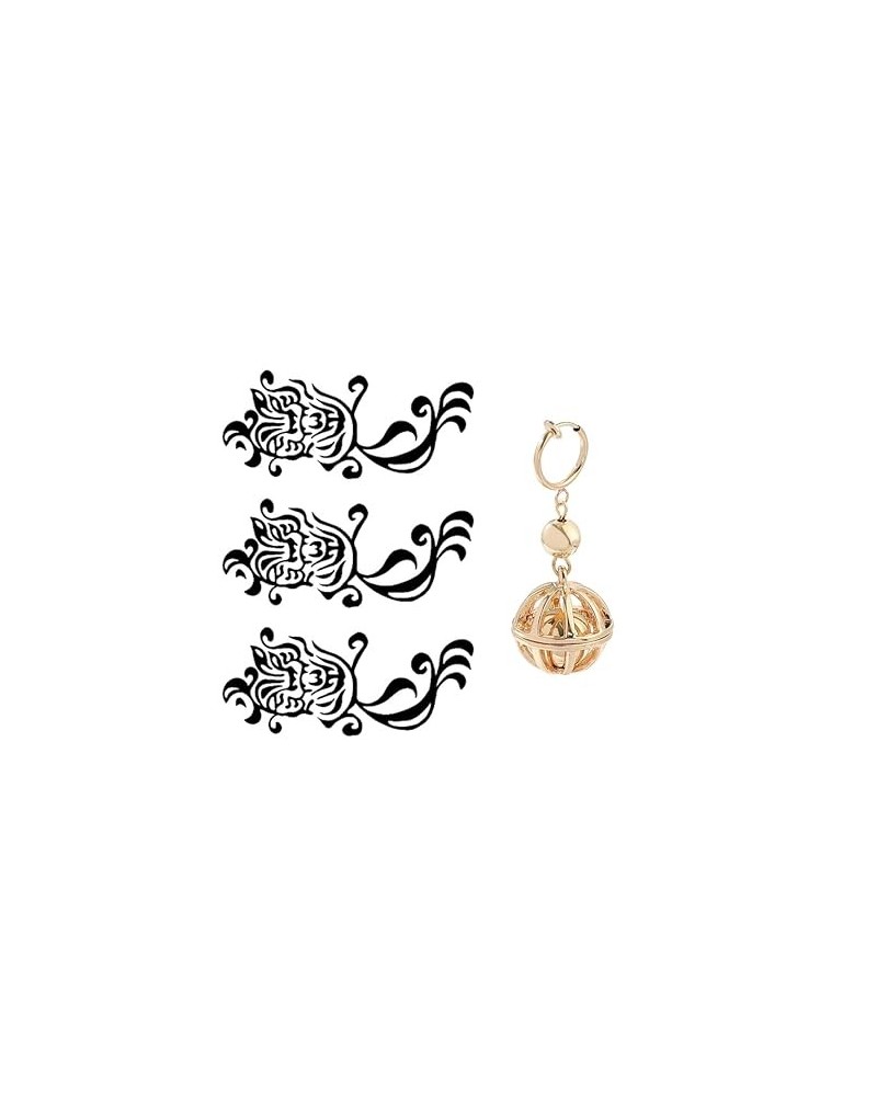 Hanemiya Kazutora Earring with Tattoo for Anime Hanma Shuji Stickers Cosplay Prop (4651-01) 4651-02 $9.85 Earrings