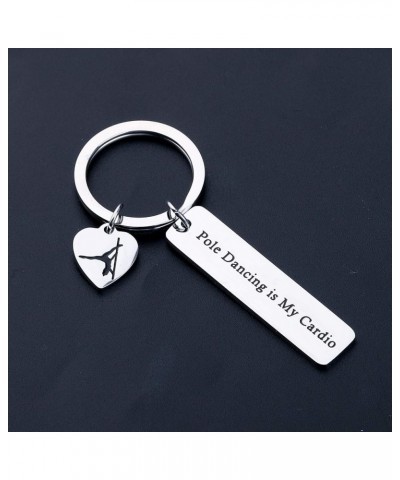 Pole Dancer Gift Stripper Keychain Pole Dancing is My Cardio Keyring for Pole Dancing Lovers Keychain $9.51 Bracelets