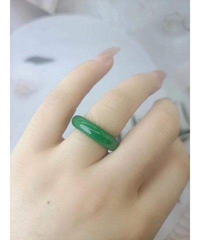 Jade Rings for Women,Good Luck Green Jade Rings for Men,Size 6-12 6 alloy $8.39 Rings