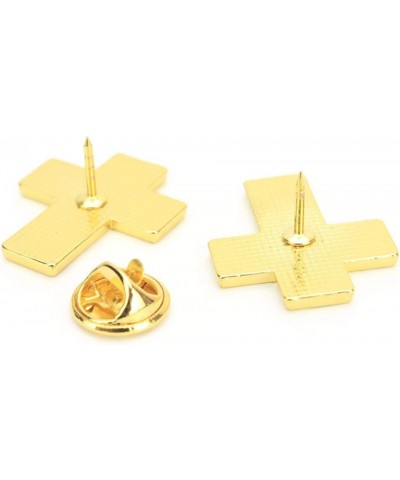 4pcs Cross Brooch American Flag Gold Cross Religious Military Patriotic Lapel pin Costume Accessories $9.45 Brooches & Pins