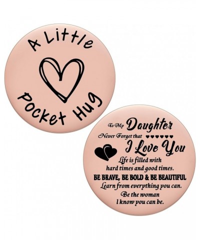 Send a Little Pocket Hug Token Coin Keepsake Gift, To My Daughter Thinking of You Gifts, Long Distance Missing You Gifts, Pos...