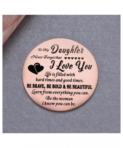 Send a Little Pocket Hug Token Coin Keepsake Gift, To My Daughter Thinking of You Gifts, Long Distance Missing You Gifts, Pos...