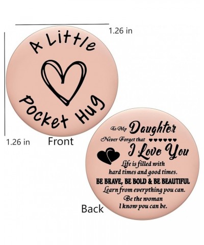 Send a Little Pocket Hug Token Coin Keepsake Gift, To My Daughter Thinking of You Gifts, Long Distance Missing You Gifts, Pos...