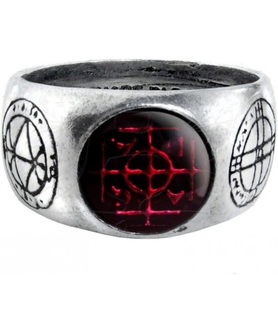 Agla Alchemy Gothic Pewter Talisman Ring - size 9 1/2 $19.80 Rings