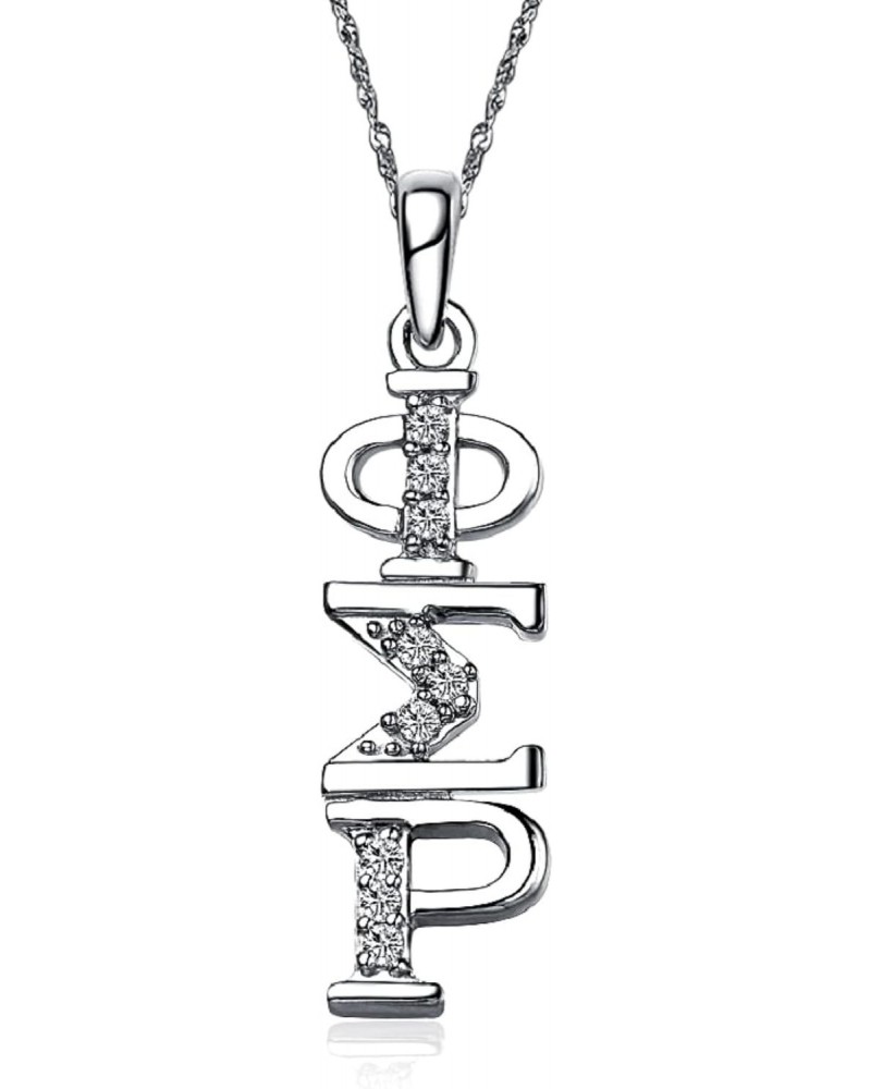 Phi Sigma Rho Necklace for Sweetheart with a 18" Silver Chain (PSR-P001) $17.85 Necklaces